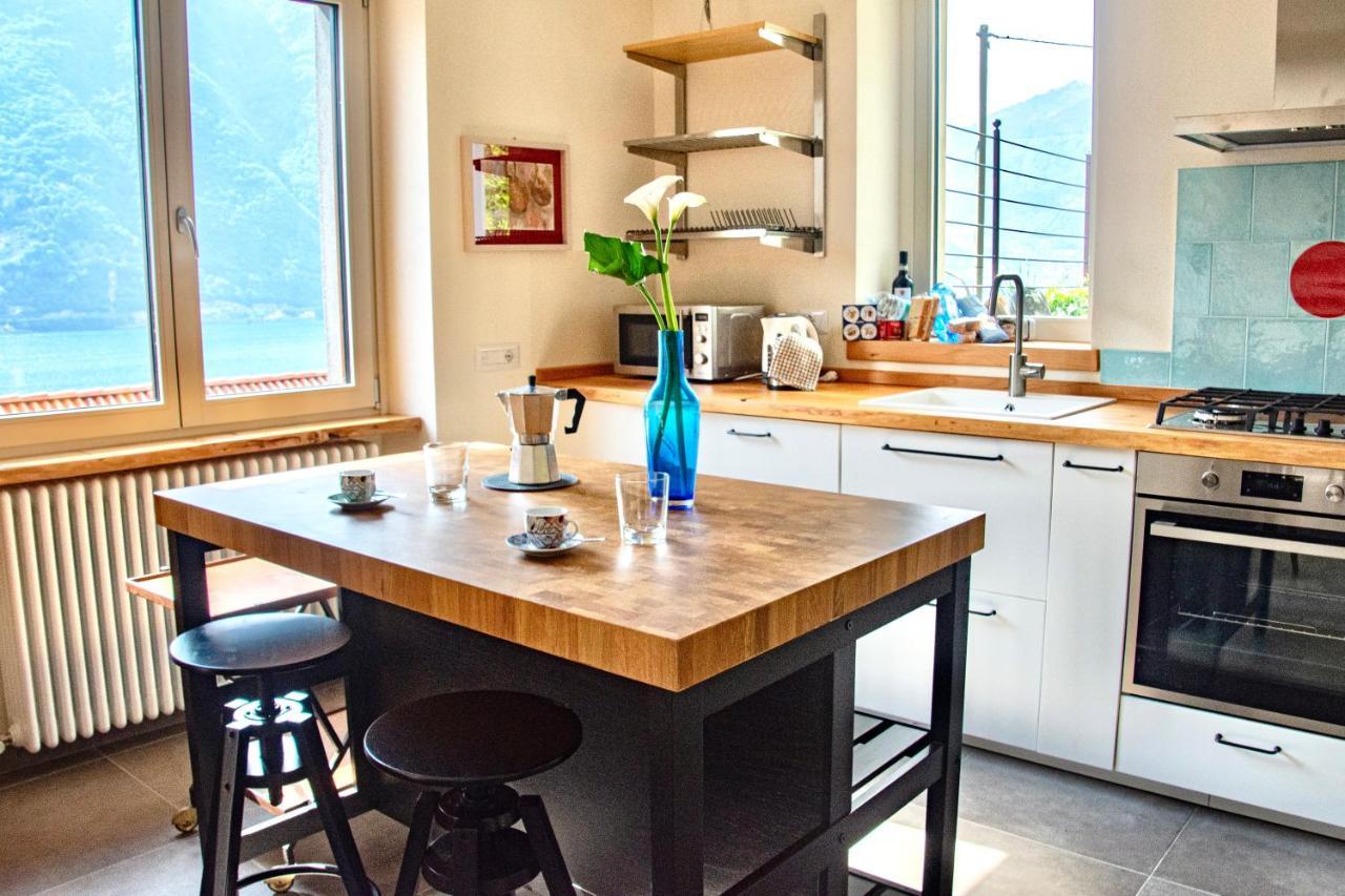 Apartamento Il Punto Rosso Nesso Exterior foto